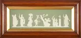 England, 19th century, by Wedgwood Green Jasper Dip Plaque, sold Mar 2025