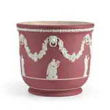 England, early 20th century, by Wedgwood Crimson Jasper Dip Jardiniere, sold Mar 2025