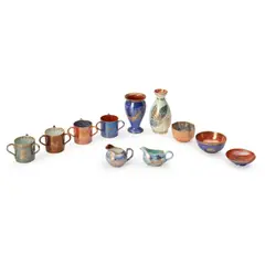Eleven Small Wedgwood Lustre Items, Untitled, 1920