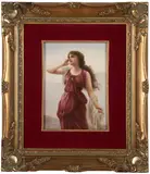 Kpm, Porcelain Plaque of "Echo", 1900