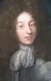 French School, Portrait of a Nobleman in Armor, Possibly Prince Eugene of Savoy, Bust-Length, pastel on paper in an oval frame