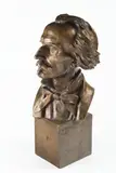 Bohumil Kafka, Head of Josef Mánes, 1939, bronze