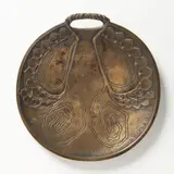 Bohumil Kafka, Art Nouveau Plate, 1900, bronze