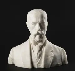 Josef Bílek, Tomáš Garrigue Masaryk, 1920s, carrara marble