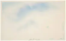 Joe Goode, Untitled, 1973, Oil wash on paper