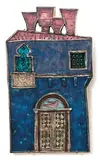 Rut Bryk, Untitled, c. 1968, Painted and glazed ceramic