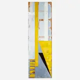 Bruce Robbins, Linkage, 1983, oil, oilstick, graphite and varnish on paper mounted to wood