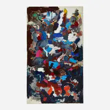 John von Wicht, The Nineth (Unfinished), 1963, oil on canvas