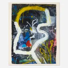 Robert Baribeau, Untitled W #3, 2000, mixed media on paper