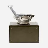 Édgar Negret, Machu Picchu, stainless steel mounted to painted metal base