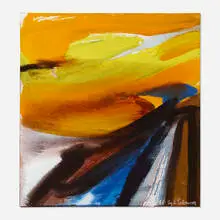 Syd Solomon, Lightloan, 1975, acrylic and oil on canvas