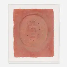 Marisol Escobar, Untitled (Autobiography), 1980, painted cast paper