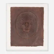 Marisol Escobar, Untitled (Autobiography), 1980, painted cast paper