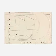 Al Held, Untitled, 1975, graphite on paper