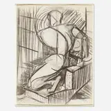 Mercedes Matter, Nude Study from Life