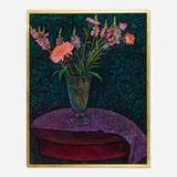 Gershon Benjamin, Flower Still Life, 1971, pastel on paper