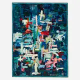 Solomon Ethe, Blue with White and Pink