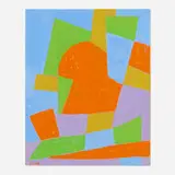 Josef Zenk, The Chief, oil on Masonite