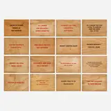 Jenny Holzer, Truisms (sixteen postcards), screenprint on wood