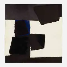 Untitled by Italo Valenti, 1961, mixed media collage, sold Mar 2022