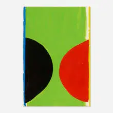 Untitled by Terry Frost, 1968, watercolor on paper, sold Mar 2022