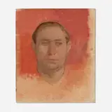 Lennart Anderson, Head of Gabriele, 1963, oil on canvas board