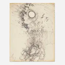 Alice Neel, Untitled, ink on paper