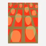 Clarence Carter, Inferno (Transection #12), 1971, acrylic on Scintilla