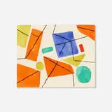 Josef Zenk, Color Forms, 1952, gouache on paper