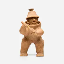 Warrior figure by Jalisco, stoneware, sold Feb 2025