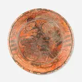 Maya, Plate, earthenware with pigments