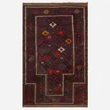Baluchistan, Prayer rug, c. 1890, hand-knotted wool