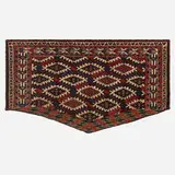 Turkmenistani, Camel trapping (Asmalyk), c. 1890, hand-knotted wool
