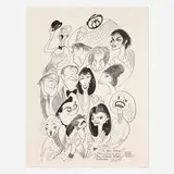 Al Hirschfeld, Abe Hirschfeld, 1988, lithograph