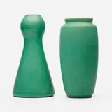 Teco Pottery, Vases, set of two