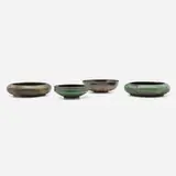 Fulper Pottery, Collection of four bowls