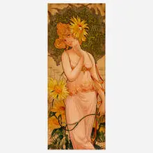 Mary Golay, Le réveil du jour, c. 1899, lithograph in colors