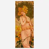 Mary Golay, Le réveil du jour, c. 1899, lithograph in colors