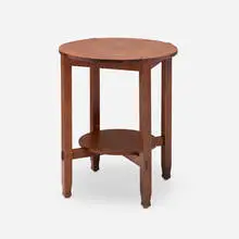 Lamp table, model 137 by Stickley Brothers, c. 1910, oak, sold Feb 2025