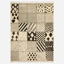 Contemporary, Moroccan-style carpet, hand-knotted wool