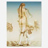 Michael Parkes, Puppetmaster, 1984, lithograph in colors