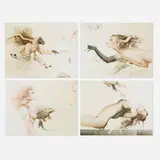 Michael Parkes, Cosí fan tutte, 1986, lithograph in colors on Rives Bütten