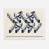 Robert Gordy, Women Climbing Stairs, screenprint on paper