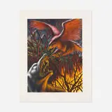 Leonard Koscianski, Fire-Eaters, 1991, lithograph on paper