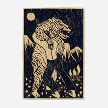 Adversaries by Richard Bosman, 1982, woodcut on paper, sold Jan 2016