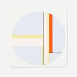 Ilya Bolotowsky, Untitled (Tondo), c. 1975, screenprint on paper