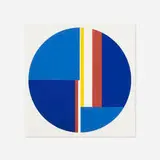 Ilya Bolotowsky, Untitled (Tondo), c. 1975, screenprint on paper