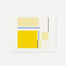 Ilya Bolotowsky, Untitled, 1979, screenprint on paper