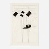 Ronald Davis, Rotation Tilt, 1980, etching on paper