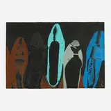 Andy Warhol, Shoes, 1980, screenprint with diamond dust on Arches Aquarelle (cold pressed) paper